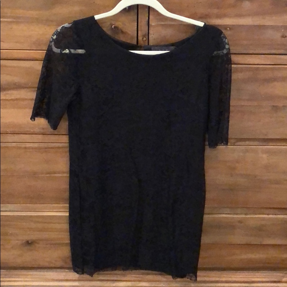 PJK Patterson J. Kincaid black lace dress, XS